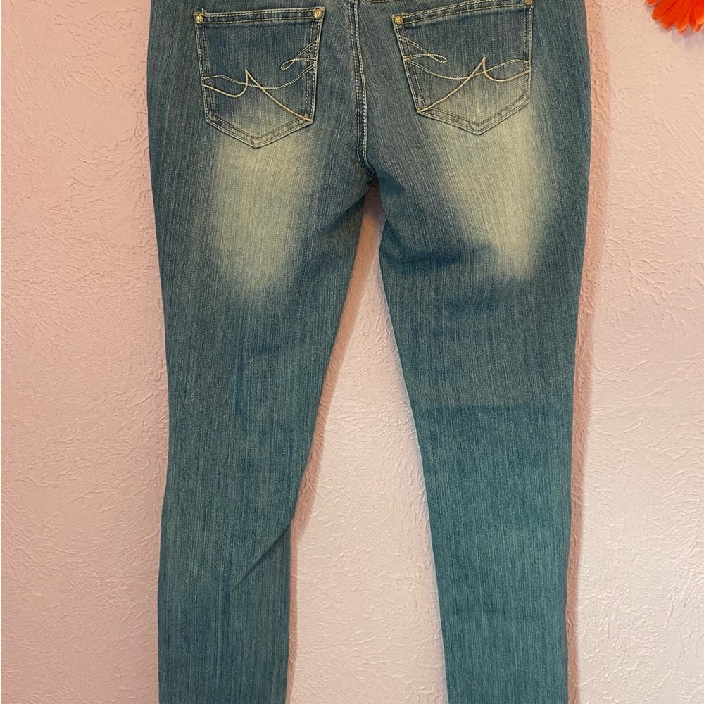 Almost Famous Premium boho patchwork jeans 9 - image 10